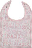SOOKIbaby Lifestyle Funky Monkey Bib Pink